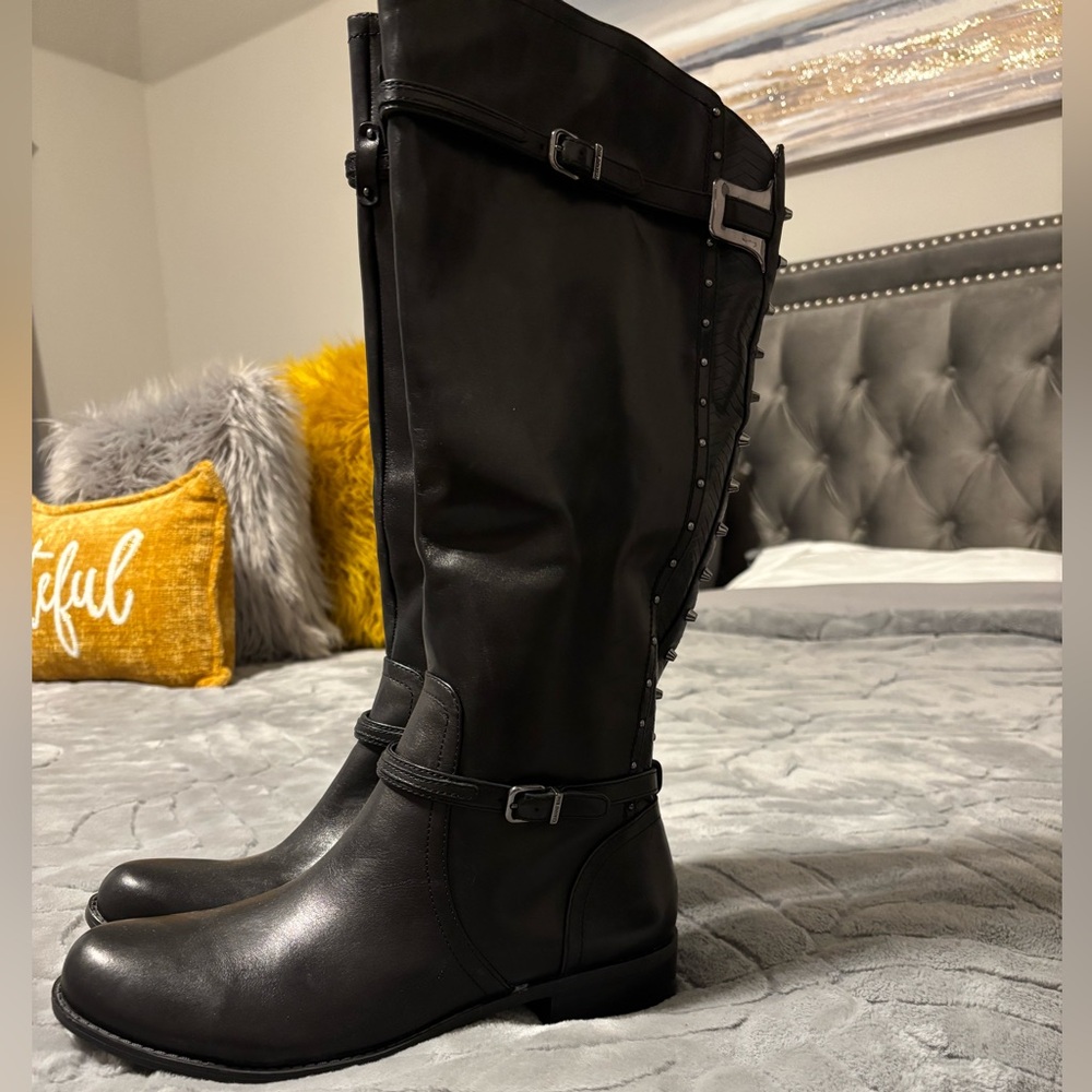 New Gianni Bini Black Leather Boots!🖤